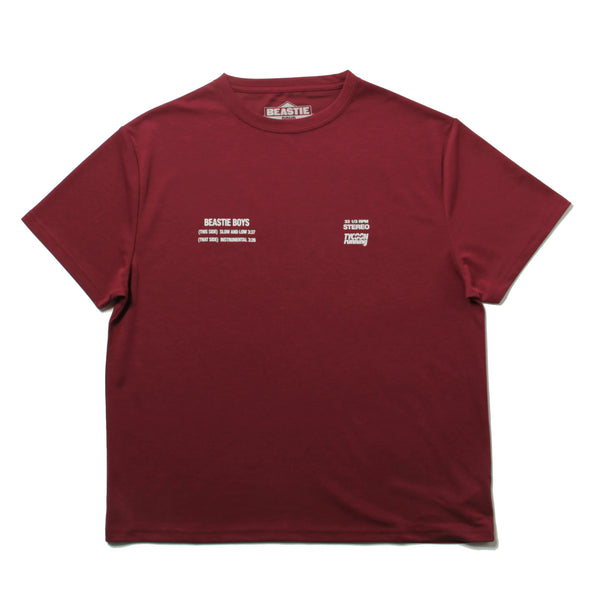 BEASTIE BOYS-TYCOON Tee(TRG-ST001B) - MAROON