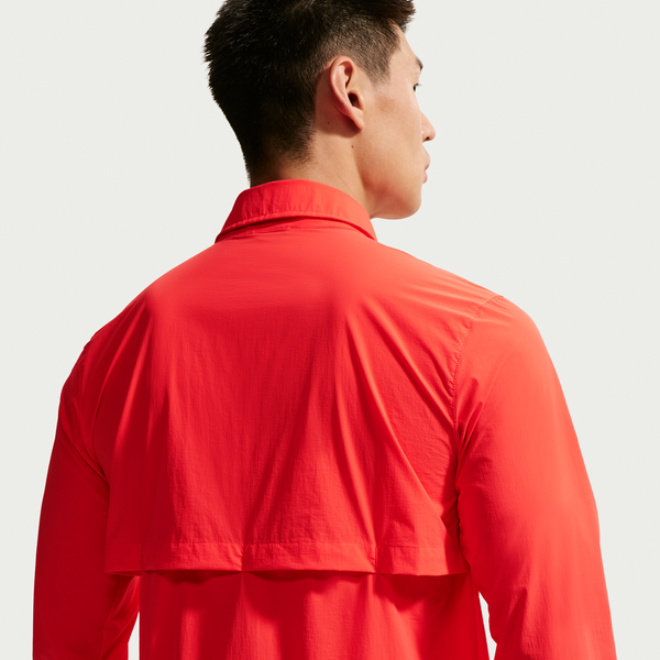 Nike AS M ACG AIREEZ BTN LS(IM5145) - LT CRIMSON/SUMMIT WH
