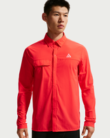 Nike AS M ACG AIREEZ BTN LS(IM5145) - LT CRIMSON/SUMMIT WH