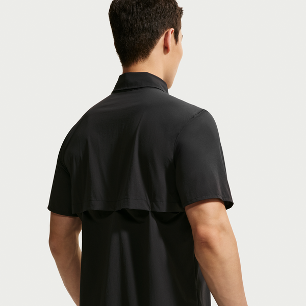 Nike AS M ACG AIREEZ BTN SS(IQ4919) - BLACK/SUMMIT WHITE
