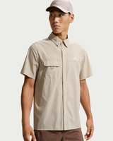 Nike AS M ACG AIREEZ BTN SS(IQ4919) - CREAM II/SUMMIT WHIT