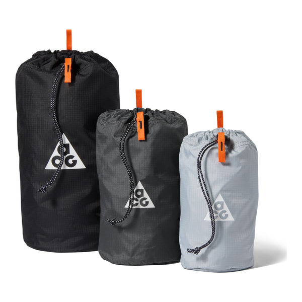 Nike ACG STUFF SACK 3PK(IM5022) - BLACK/SAFETY ORANGE/