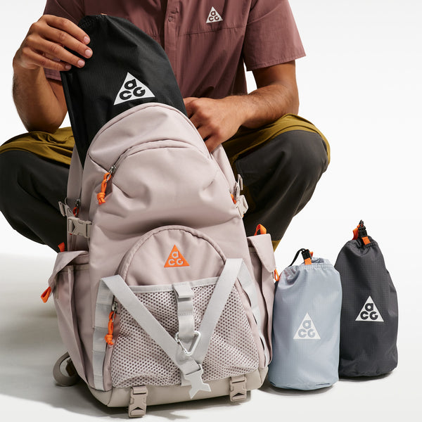 Nike ACG STUFF SACK 3PK(IM5022) - BLACK/SAFETY ORANGE/