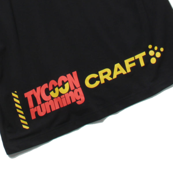 TYCOON running × CRATF COLLECTIVE RELAXED SS TEE(1916031-999000) - Black