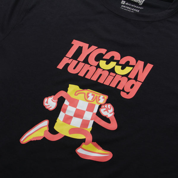 TYCOON running original Tee(TRG-ST002) - BLACK