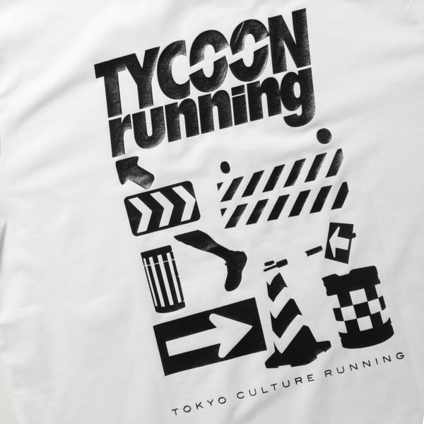 &MOSS DRY TOUCH T×TYCOON running - WHITE