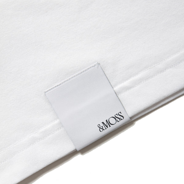 &MOSS DRY TOUCH OVERSIZED T×TYCOONrunning - WHITE