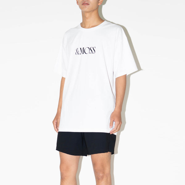 &MOSS DRY TOUCH OVERSIZED T×TYCOONrunning - WHITE
