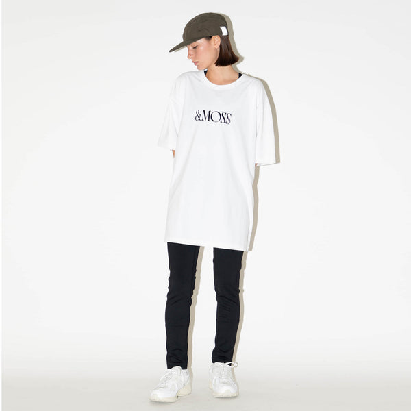 &MOSS DRY TOUCH OVERSIZED T×TYCOONrunning - WHITE
