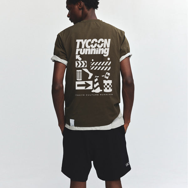 &MOSS DRY TOUCH T×TYCOON running - MOSS