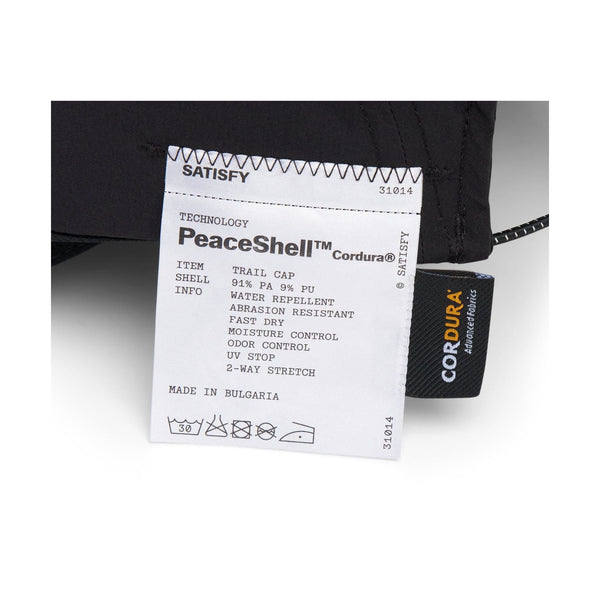 SATISFY PeaceShell Cordura Trail(31014-00001) - Black SA