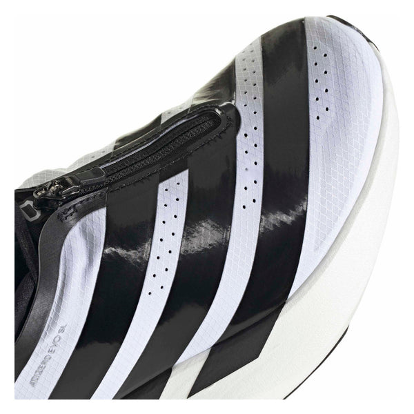 adidas adizero Evo SL ZIP-UP W(KI4796) - Cloud White / Core Black / Silver Metallic