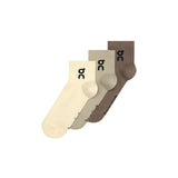 On Logo Sock Mid 3P(2UF10524953) - Hare | Brume
