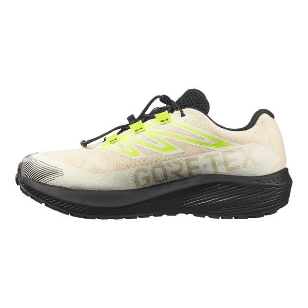 SALOMON AERO FLOW GRVL GTX(L49256600) - Vanilla Ice/Black/Acid Lime