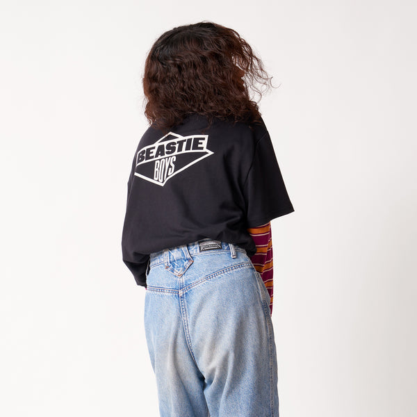 BEASTIE BOYS-TYCOON Tee(TRG-ST001B) - BLACK
