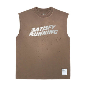 SATISFY MothTech Muscle Tee(11005-98E45) - Sun Bleached Rain Drum