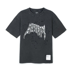 SATISFY MothTech T-Shirt(11006-00A38) - Aged Black AirBrush