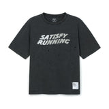 SATISFY MothTech T-Shirt(11006-00A45) - Aged Black Pochoir Satisfy