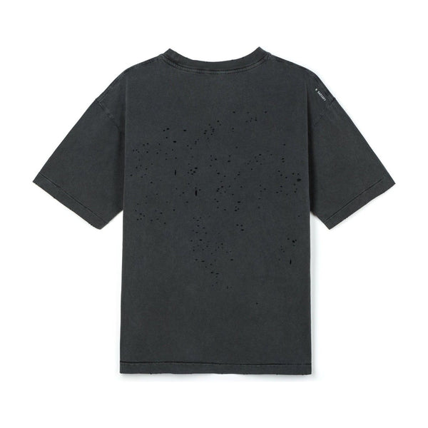 SATISFY MothTech T-Shirt(11006-00A45) - Aged Black Pochoir Satisfy