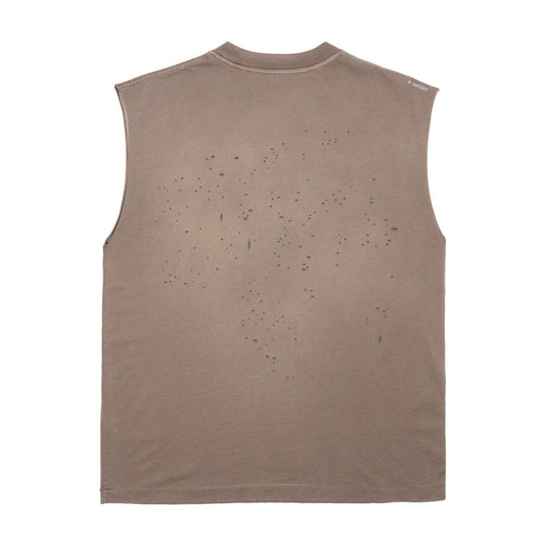 SATISFY MothTech Muscle Tee(11005-98E45) - Sun Bleached Rain Drum