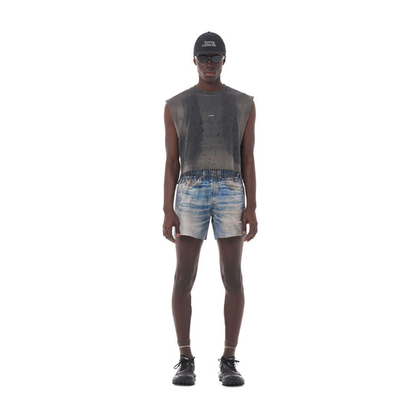 SATISFY PeaceShell 5 Unlined Shorts(12008-DDE) - Digital Denim