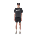 SATISFY MothTech T-Shirt(11006-00A45) - Aged Black Pochoir Satisfy
