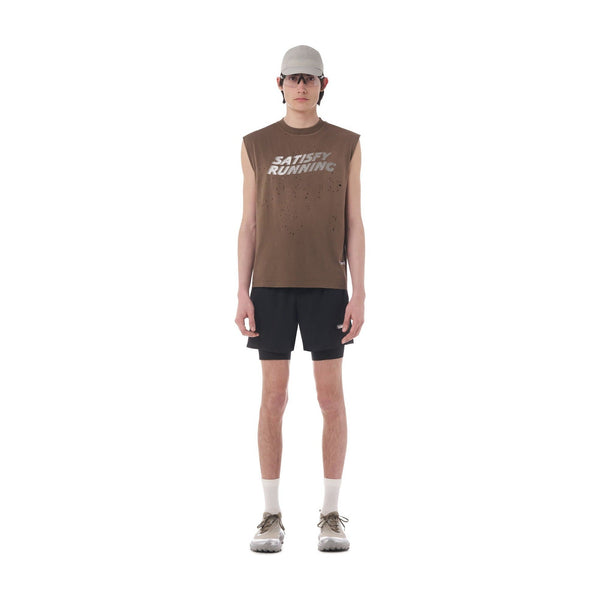 SATISFY MothTech Muscle Tee(11005-98E45) - Sun Bleached Rain Drum