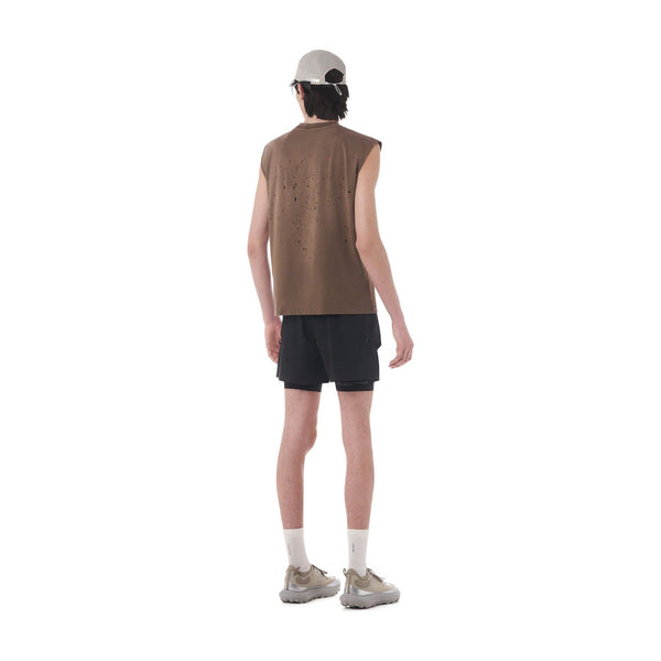 SATISFY MothTech Muscle Tee(11005-98E45) - Sun Bleached Rain Drum